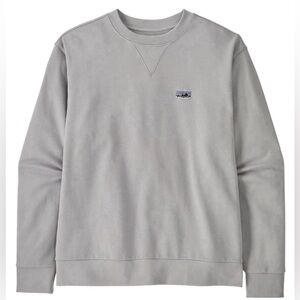 Patagonia Men's Daily Crewneck Sweatshirt Salt Grey Small NWT